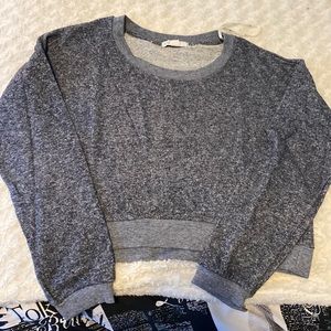 Grey crew neck sweater